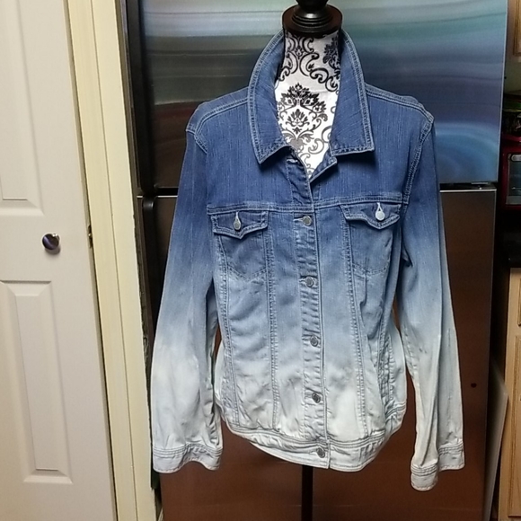 Jones New York Jackets & Blazers - Jones New York Ombre Denim Jacket